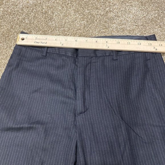 ZARA Basic Womens Career Dress Pants Pinstripe Size 4 Bootcut Wool Spandex Blend - Picture 3 of 10